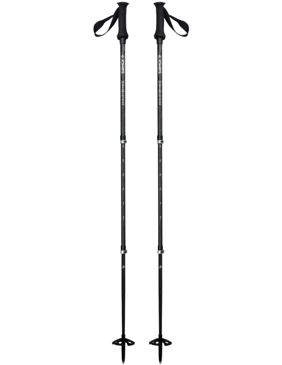 Jones Poles Explorer Carbon Blk 105-130 2 Jones Poles Explorer Carbon Blk 105-130